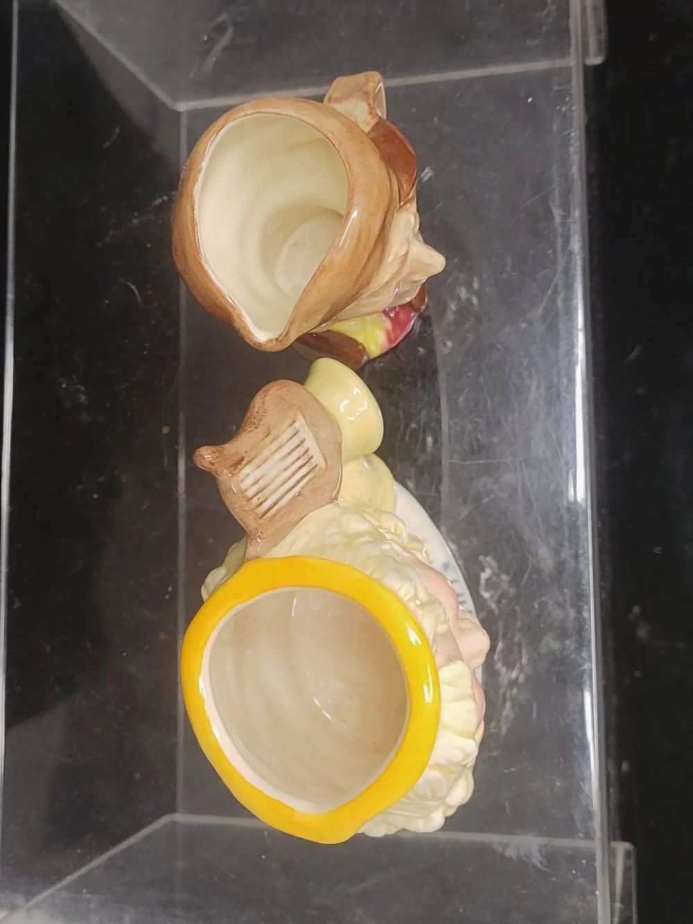 3 Vintage Royal Doulton Ceramic Toby Jugs Angel, Peele, Array In Various Size